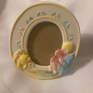 Vtg Charpente Disney Classic Pooh Oval Picture Frame